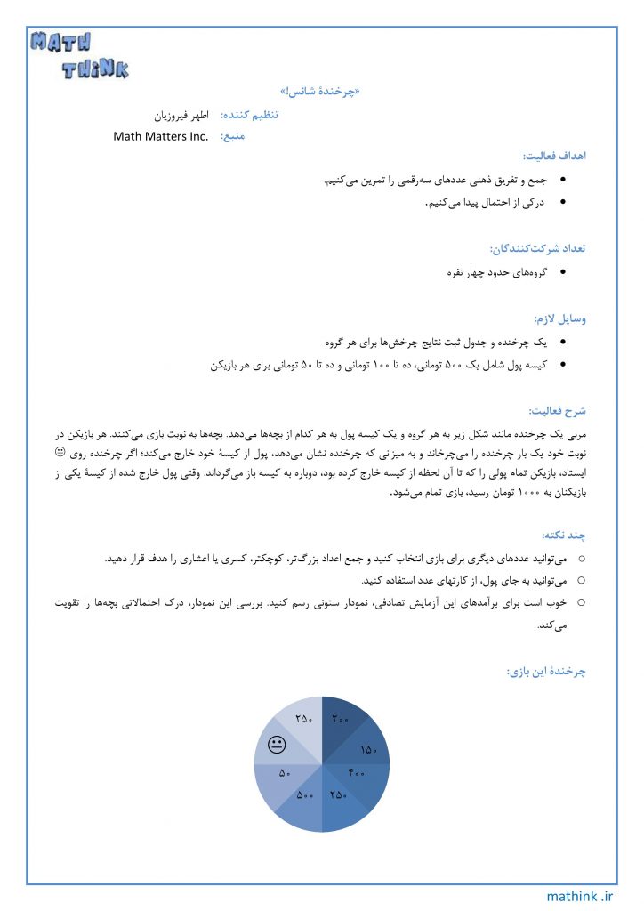 «چرخنده شانس!»