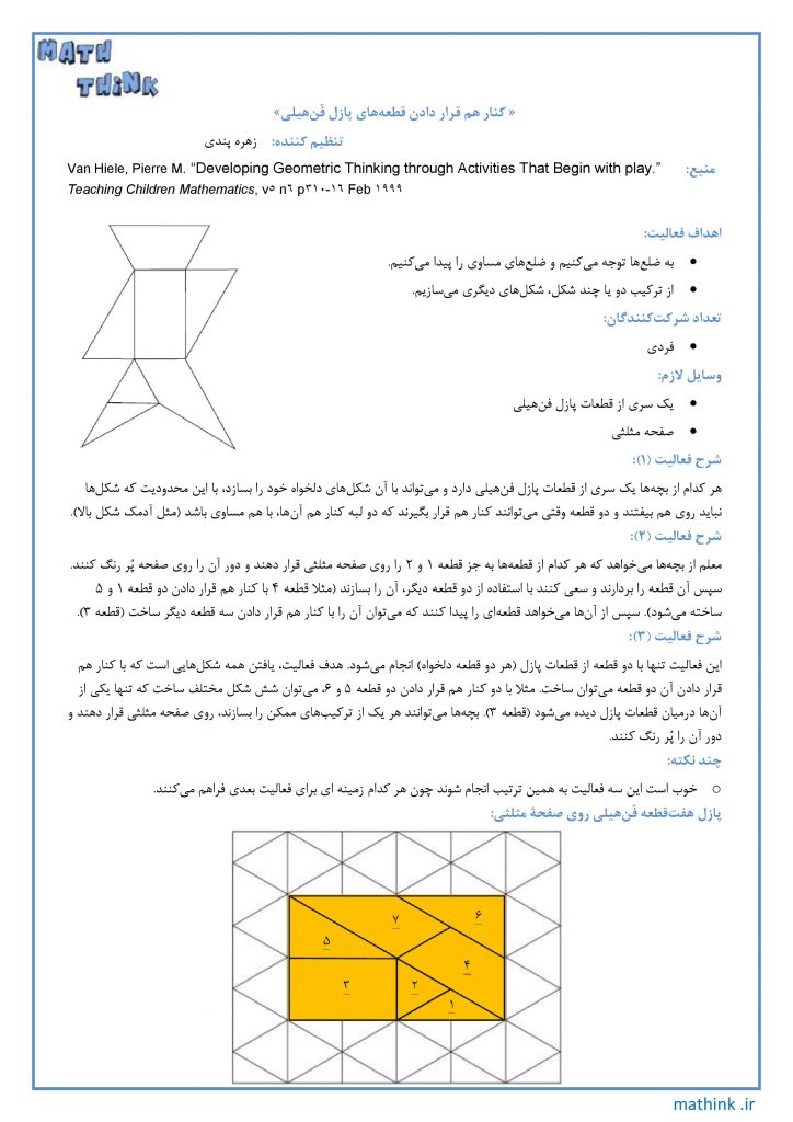 «کنار هم قرار دادن قطعه‌های پازل فن‌هیلی»