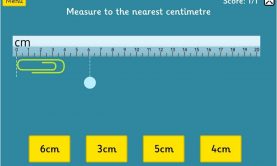 «اندازه‌گیری طول با نزدیک‌ترین سانتی‌متر»