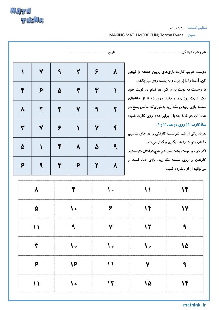 «کارت‌های جمع»