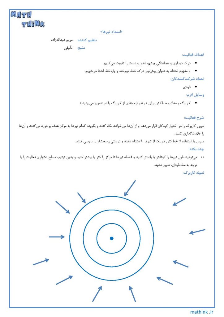 «امتداد تیرها»