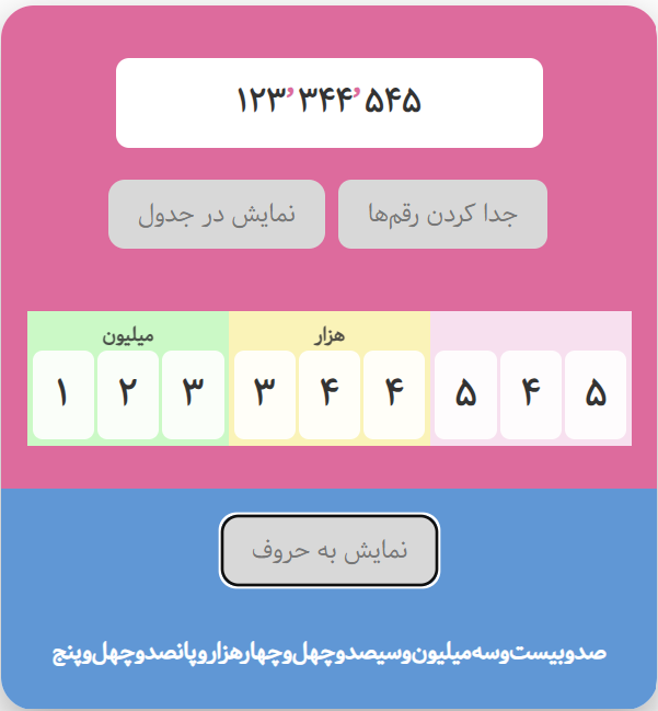 خواندن اعداد